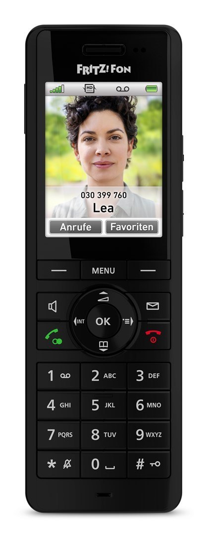 FRITZ!Fon X6 Telefon w systemie DECT Czarny