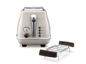Toster DeLonghi Icona Vintage CTOV 2103.BG (900W; kolor beżowy)