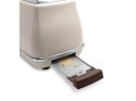 Toster DeLonghi Icona Vintage CTOV 2103.BG (900W; kolor beżowy)