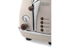 Toster DeLonghi Icona Vintage CTOV 2103.BG (900W; kolor beżowy)