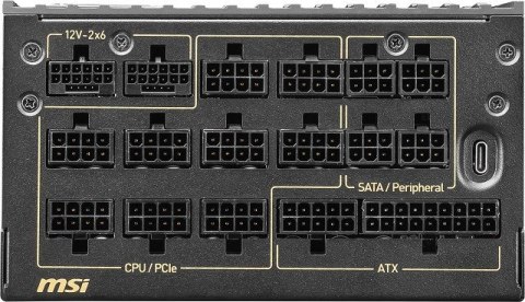 Zasilacz MSI MEG Ai1600T 1600W PCIE5 80+ Titanium (306-7ZPEX11-CE0)