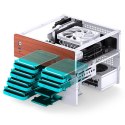 Jonsbo N4 WHITE zabezpieczenia & uchwyty komputerów Micro Tower Biały