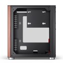 Obudowa PC Jonsbo TK-0, Mini-Tower, Mini-ITX, Tempered Glass, Holz - schwarz