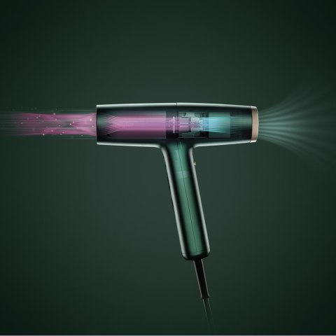 BaByliss Air Power Pro suszarka do włosów 1700 W Złoto, Zielony