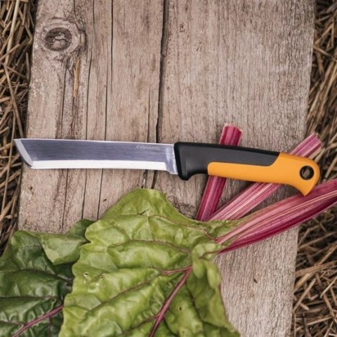 Fiskars 1062830 nożyk Czarny, Żółty Stałe ostrze noża