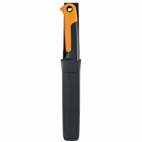 Fiskars 1062830 nożyk Czarny, Żółty Stałe ostrze noża