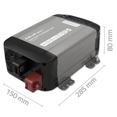 Ładowarka inteligentna Monolith do akumulatorów LiFePO4 AGM GEL SLA 20A 24V