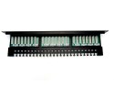Patch-panel 19" DIGITUS DN-91524U-EC 24xRJ45 U/UTP k.5e 1U czarny prow.