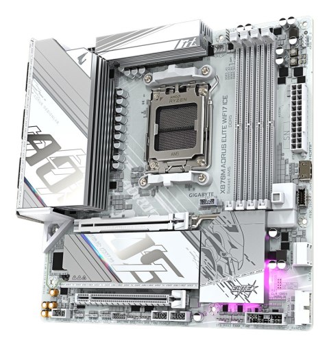 Gigabyte X870M AORUS ELITE WIFI7 ICE (X870,AM5,ATX,DD