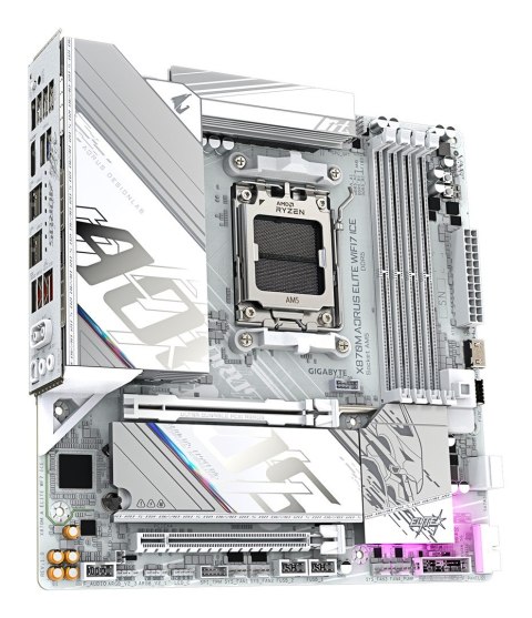 Gigabyte X870M AORUS ELITE WIFI7 ICE (X870,AM5,ATX,DD