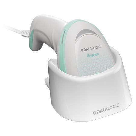 Datalogic Gryphon I GD4520-HC - zestaw - skaner kodów kreskowych - ręczny - imager 2D - dekodowany - USB