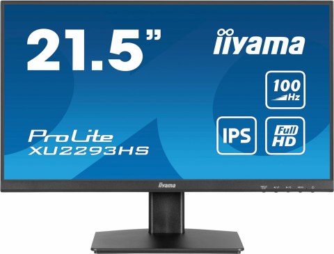 Iiyama ProLite XU2293HS-B6 monitor komputerowy 54,6 cm (21.5") 1920 x 1080 px Full HD LED Czarny