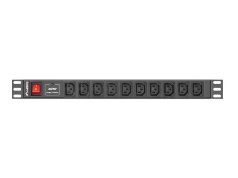 LANBERG LISTWA ZASILAJĄCA RACK PDU (1U,10A,7X IEC C13,2M)