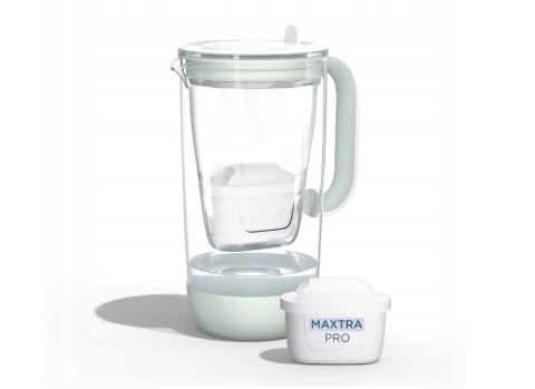 Dzbanek filtrujący Brita Glass+1MaxtraProPP 2,5l | miętowy