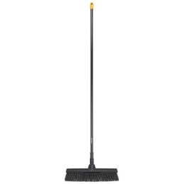 Fiskars 1025926 miotła Wewnętrzna Włosie miękkie/twarde Aluminium Czarny