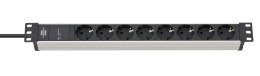 Brennenstuhl - SS 19.500A - Alu-Line - Listwa zasilająca 8-drożna, 2m
