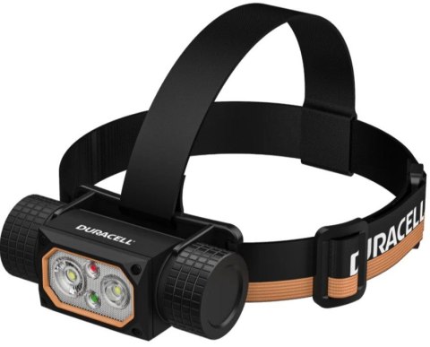 Duracell DH2000R Gift Box Latarka czołowa Czarny, Pomarańczowy