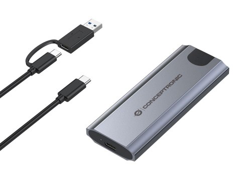 Conceptronic DANTE05G obudowa do dysków twardych Obudowa SSD Szary M.2