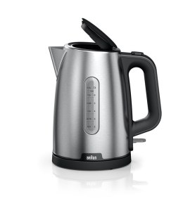 Braun PurShine WK102AI-WK1500BK czajnik elektryczny 1,7 l 2200 W Czarny, Stal nierdzewna