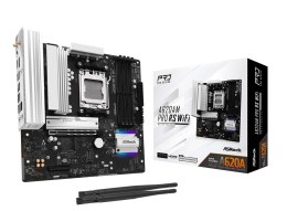 Asrock A620AM Pro RS WiFi AMD A620A Gniazdo AM5 micro ATX