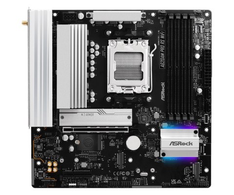 Asrock A620AM Pro RS WiFi AMD A620A Gniazdo AM5 micro ATX