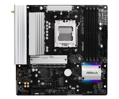 Asrock A620AM Pro RS WiFi AMD A620A Gniazdo AM5 micro ATX