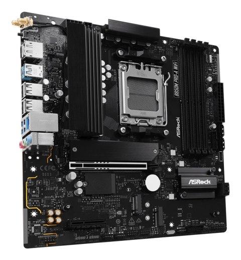 Asrock B850M Pro-A WiFi AMD B850 Gniazdo AM5 micro ATX