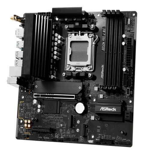 Asrock B850M Pro-A WiFi AMD B850 Gniazdo AM5 micro ATX