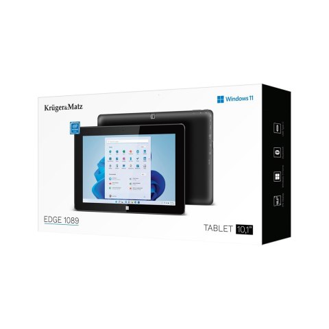 Krüger&Matz KM1089 tablet 8 GB DDR3 256 GB Intel® Celeron® N4020, Dual Core 25,6 cm (10.1") Wi-Fi 5 (802.11ac) Win 11 PRO