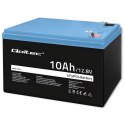 Akumulator Qoltec 53713 LiFePO4 10Ah 12.8V 12.8V Litowo-Żelazowo-Fosforanowy BMS