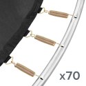 REBEL ACTIVE TRAMPOLINA PRO 12FT/366CM, SIATKA, DRABINKA RBA-8003