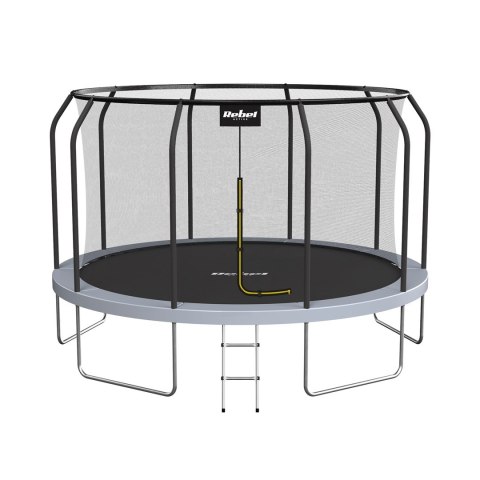 REBEL ACTIVE TRAMPOLINA PRO 12FT/366CM, SIATKA, DRABINKA RBA-8003