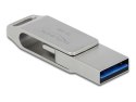 DeLOCK Pendrive USB-C + Typ-A 5 Gbps 64 GB - metalowa obudowa