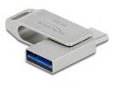 DeLOCK Pendrive USB-C + Typ-A 5 Gbps 64 GB - metalowa obudowa