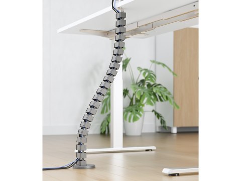 Equip 650860 organizator na kable Biurko Tuleja kablowa Szary 1 szt.