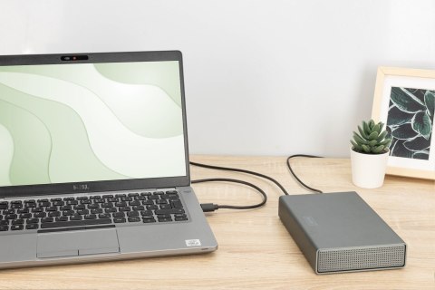 Digitus Obudowa dysku twardego USB 3.0, 3,5", SATA, 16 TB, aluminium
