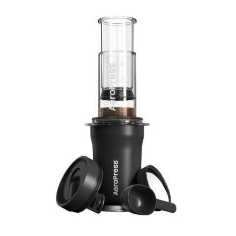 Zaparzacz do kawy Go Plus z kubkiem termicznym czarny AeroPress