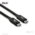 CLUB3D CAC-1570 kabel USB USB4 Gen 2x2 1,2 m USB C 80 Gbit/s 240 W Czarny