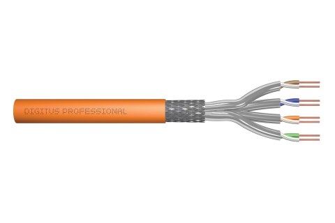 Digitus Kabel do transmisji danych CAT 7 S-FTP - kabel instalacyjny, 25 m, simplex, Dca-s2,d1,a1