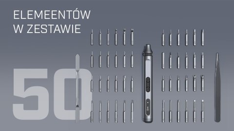 Extralink POWERLINK WKRETAK ELEKTRYCZNY 50 W 1 SET SCREWDRIVER ELECTRIC 50 IN 1