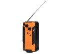 Extralink EX.93746 RADIO AWARYJNE SOLARNE Z KORBKA DYNAMO POWERBANK 4000MAH Z LATARKA SOS SR-4000 Przenośny Analogowy