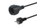 Equip 112183 kabel zasilające Czarny 10 m CEE7/7 CEE7/3