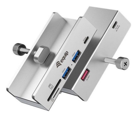 Equip 128968 huby i koncentratory USB 3.2 Gen 1 (3.1 Gen 1) Type-A 5000 Mbit/s Aluminium