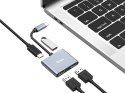 Equip 133484 stacja dokująca Przewodowa USB 3.2 Gen 1 (3.1 Gen 1) Type-C Srebrny