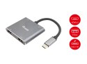 Equip 133484 stacja dokująca Przewodowa USB 3.2 Gen 1 (3.1 Gen 1) Type-C Srebrny