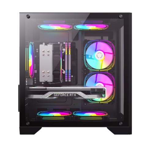 GameMax Infinity Mini BK Micro Tower Czarny