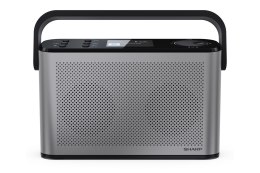 Przenośne stereofoniczne radio cyfrowe Sharp OSAKA DR-P540(GY) z portem USB, łącznością Bluetooth, radiem FM i połączeniem bezpr