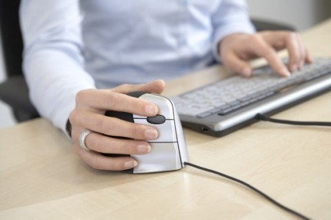 BakkerElkhuizen Evoluent3 Mysz dla praworęcznych z 5 przyciskami