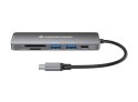 Conceptronic DONN11G stacja dokująca Przewodowa USB 3.2 Gen 1 (3.1 Gen 1) Type-C Szary