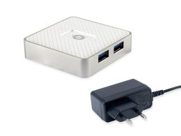 Conceptronic HUBBIES03W huby i koncentratory USB 3.2 Gen 1 (3.1 Gen 1) Micro-B 5000 Mbit/s Biały